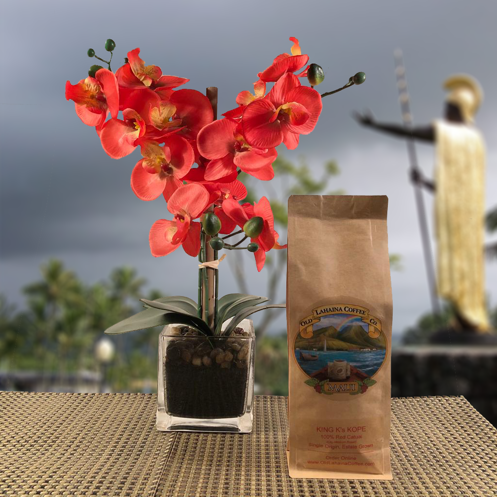King K's Kope: 100% Maui Red Catuai Coffee Beans, Medium Roast